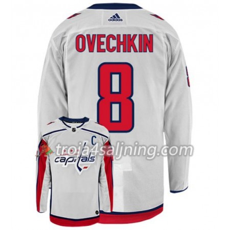 Washington Capitals tröja ALEX OVECHKIN 8 Adidas Vit Authentic - NHL Tröjor Herr Washington Capitals tröja ALEX OVECHKIN 8 Adidas Vit Authentic - NHL Tröjor Herr